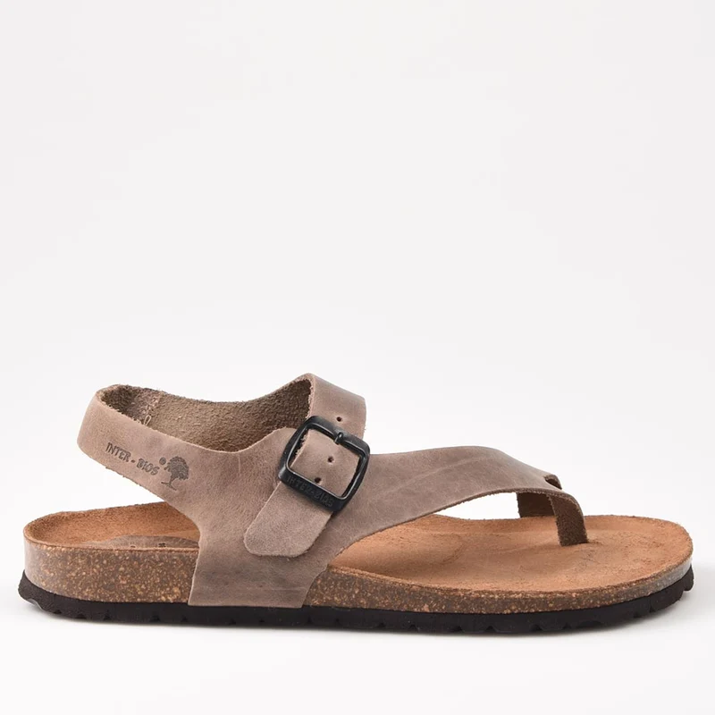 Sandalias Interbios 7162 Pardo