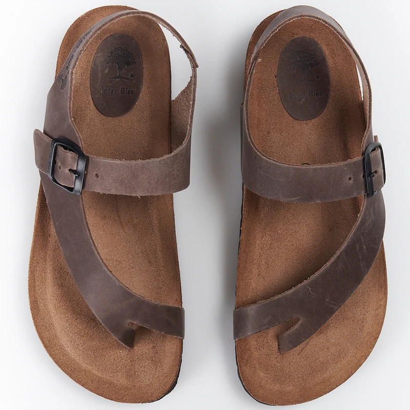 Sandalias Interbios 7162 Pardo