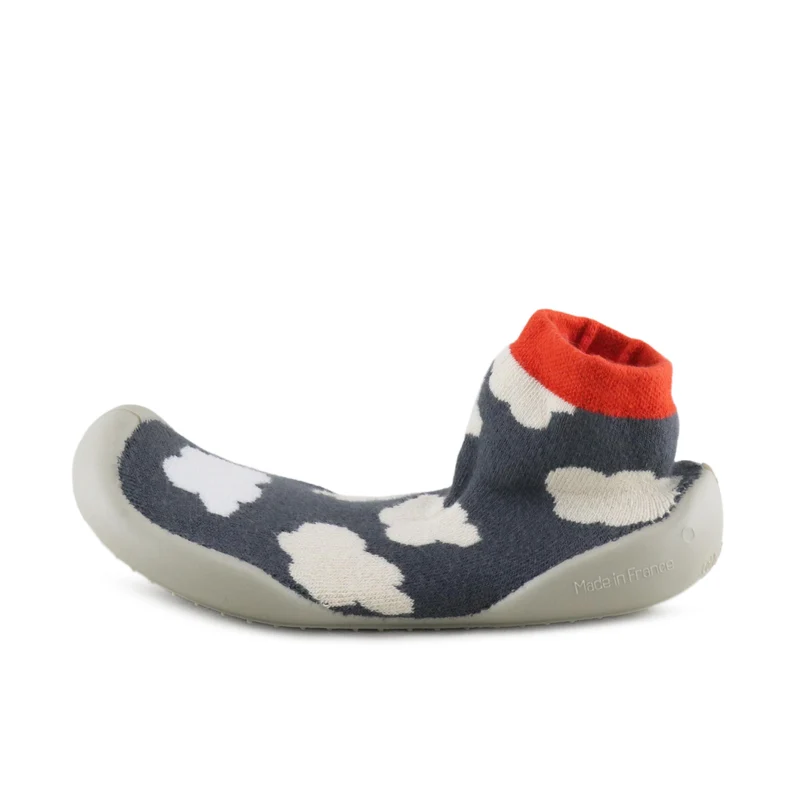 Zapatilla casa gris E5493B Collégien