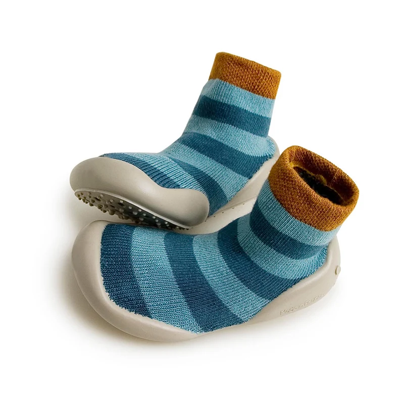 Zapatilla casa azul jeans E954C Collégien