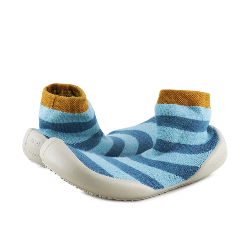 Zapatilla casa azul jeans E954C Collégien
