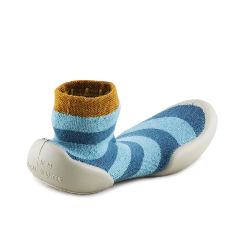 Zapatilla casa azul jeans E954C Collégien