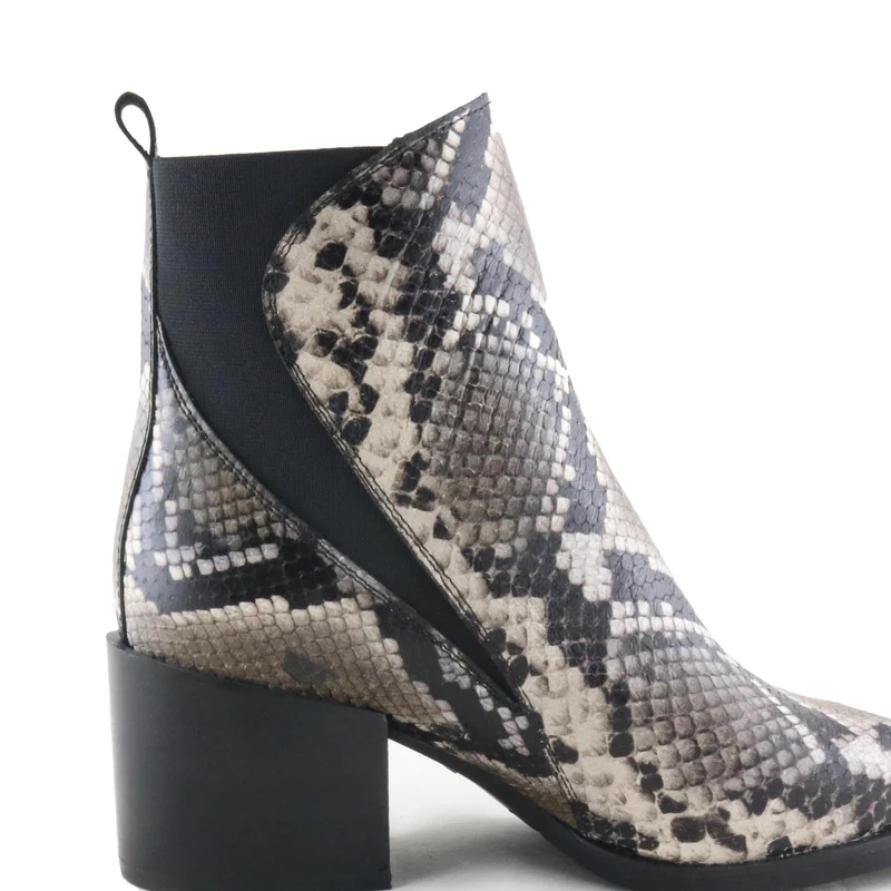 Botín negro/gris 4354 Alpe