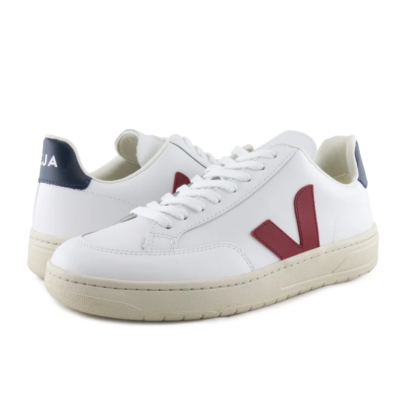 Deportiva blanco/burdeos V12 Veja