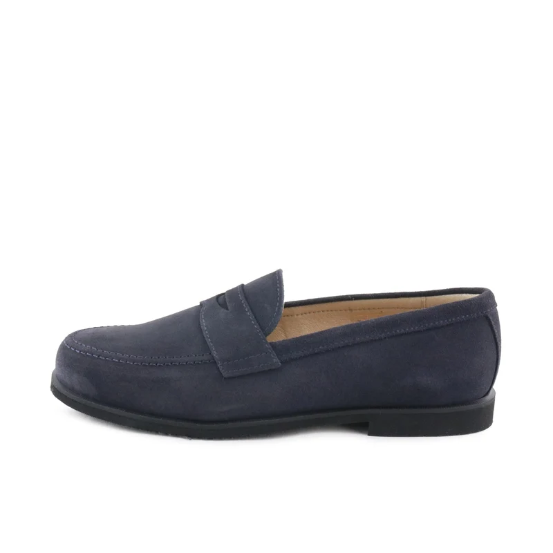 Mocasín serraje azul GORI Jeromín