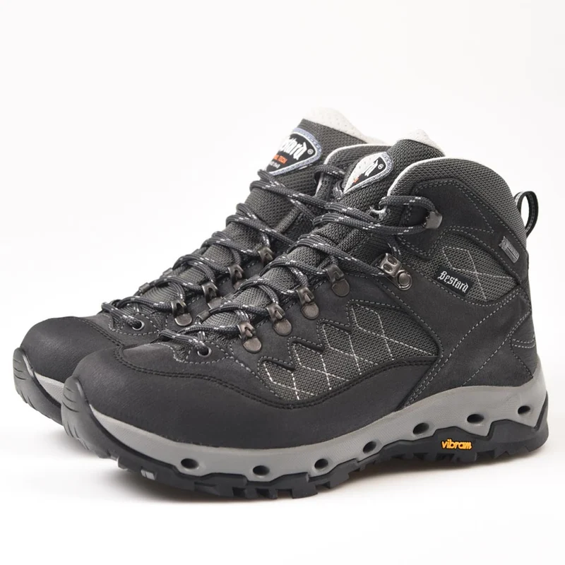 Botas de montaña y trekking Hombre Bestard Gravity Mid Gore-Tex Gris