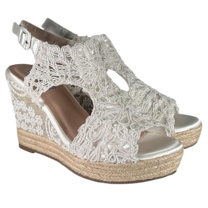 Cuñas de Novia Mandarina Sara Blanco