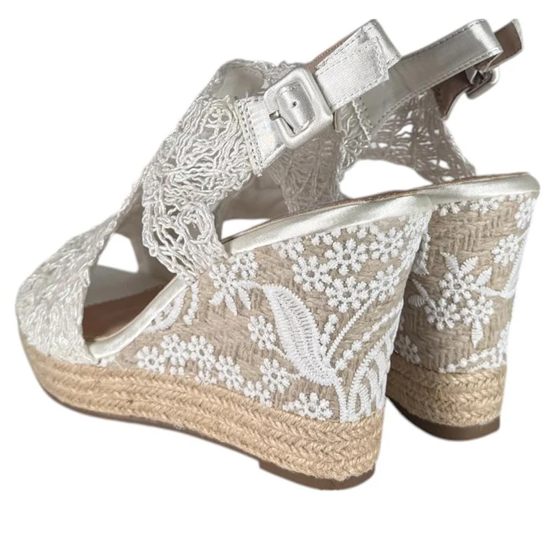 Cuñas de Novia Mandarina Sara Blanco