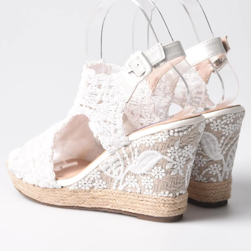 Cuñas de Novia Mandarina Sara Blanco