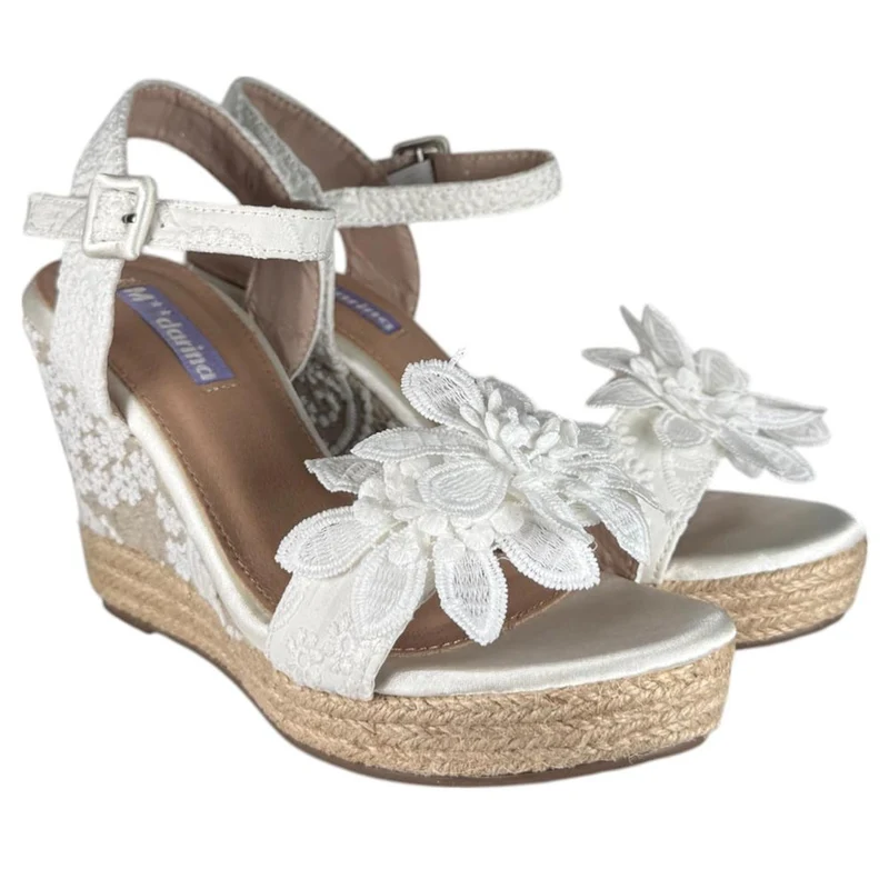Cuñas de Novia Mandarina Daniela Blanco