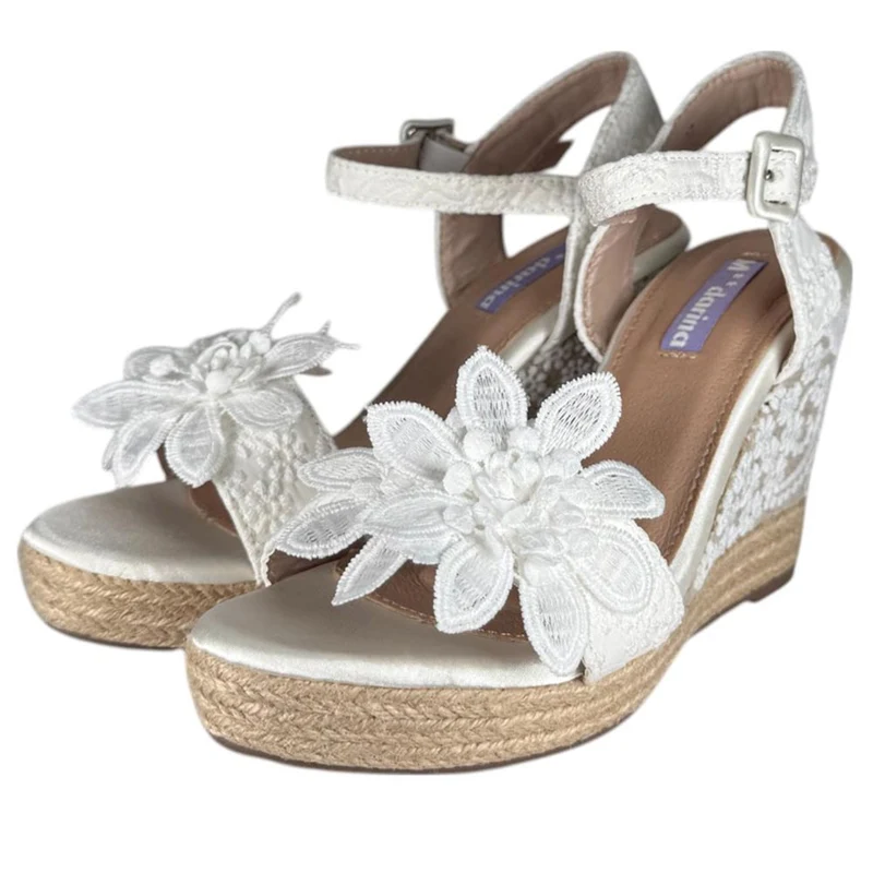 Cuñas de Novia Mandarina Daniela Blanco
