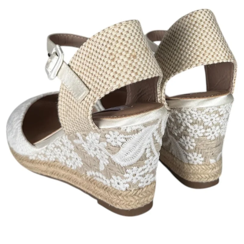 Cuñas de Novia Mandarina Laura Blanco