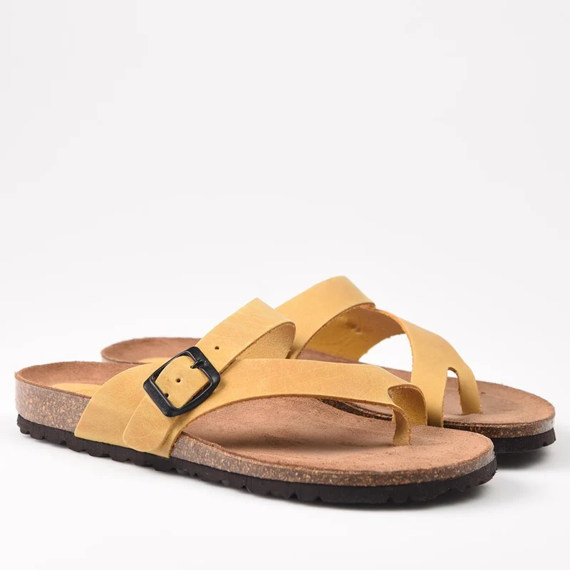 Sandalias Interbios 7119 Mostaza