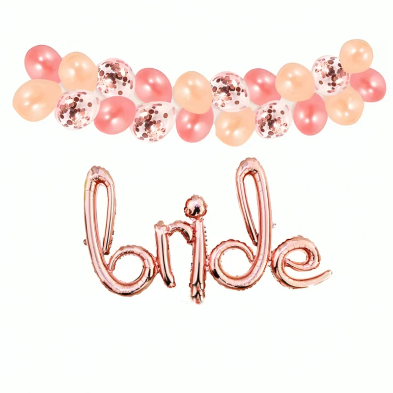 Miomu Set de Decoración para Despedida de Soltera Rose Gold