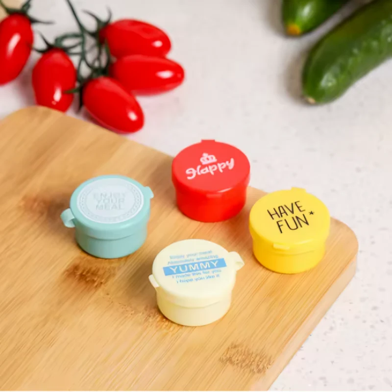 Miomu Set de 4 Mini Recipientes para Aderezos o Mieles