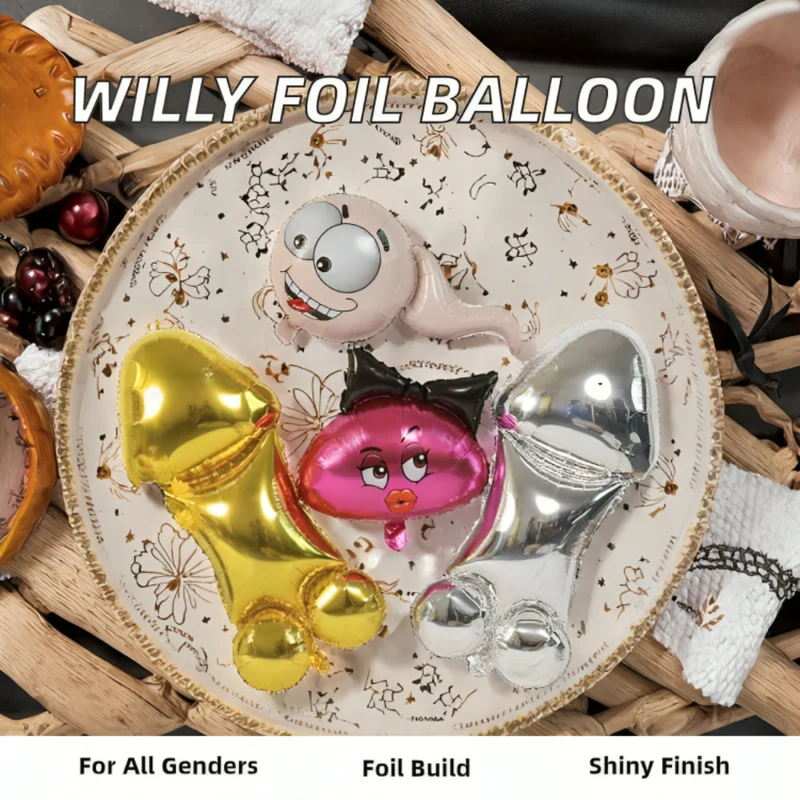 Miomu Globo Metálico para Fiestas Liquid Fun