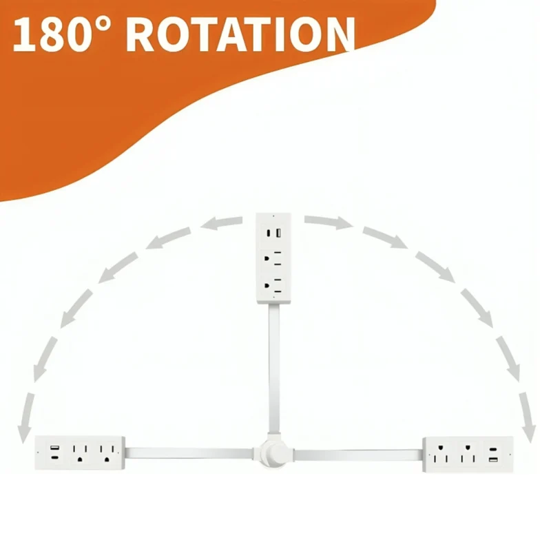 Miomu Extensor de Tomacorriente con Puertos USB