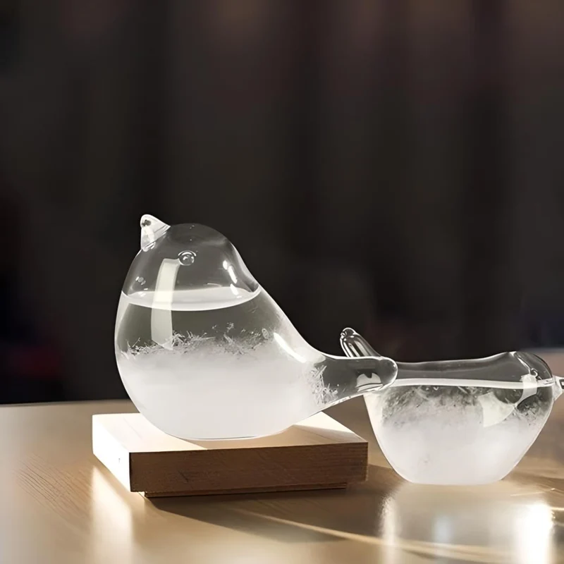 Miomu Pajárito de Cristal Indicador Climático