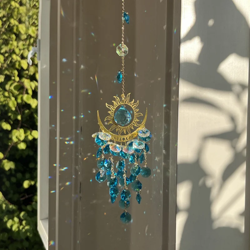 Miomu Colgante Decorativo de Cristal Sun Catcher para Ventana