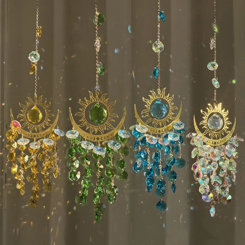 Miomu Colgante Decorativo de Cristal Sun Catcher para Ventana