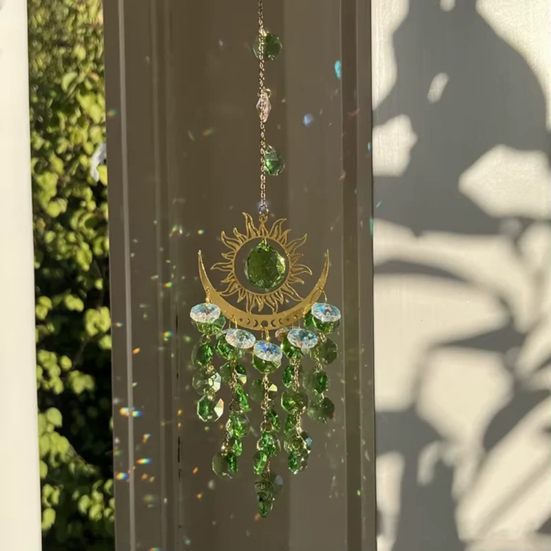Miomu Colgante Decorativo de Cristal Sun Catcher para Ventana