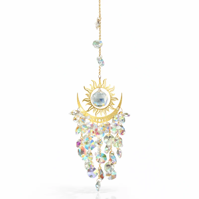 Miomu Colgante Decorativo de Cristal Sun Catcher para Ventana