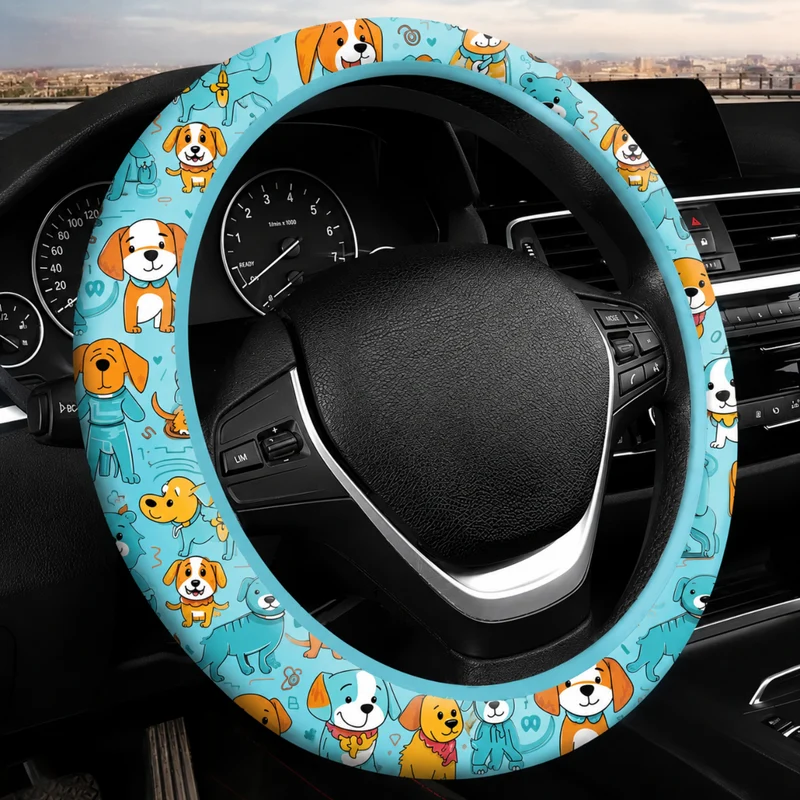 Miomu Cobertor de Volante, Perritos Viajeros