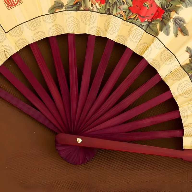 Miomu Ábanico de Bambú, Pintura Tradicional China