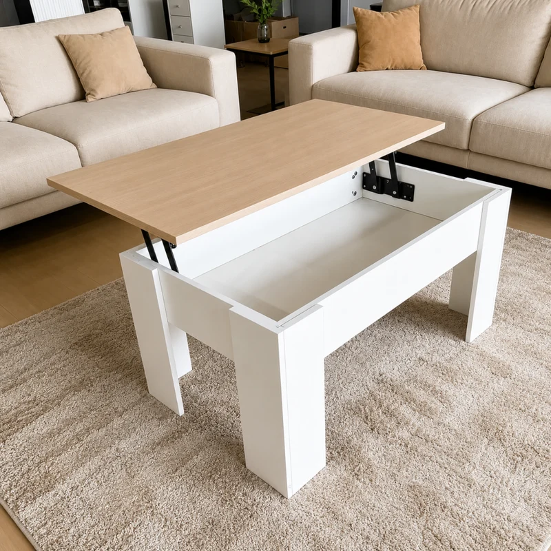 Miomu Mesa de Centro Elevable Multifuncional