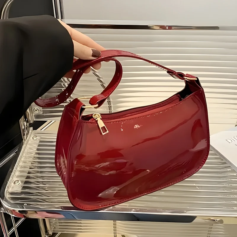 Miomu Bolso Pequeño para Mujer, Rojo Vino