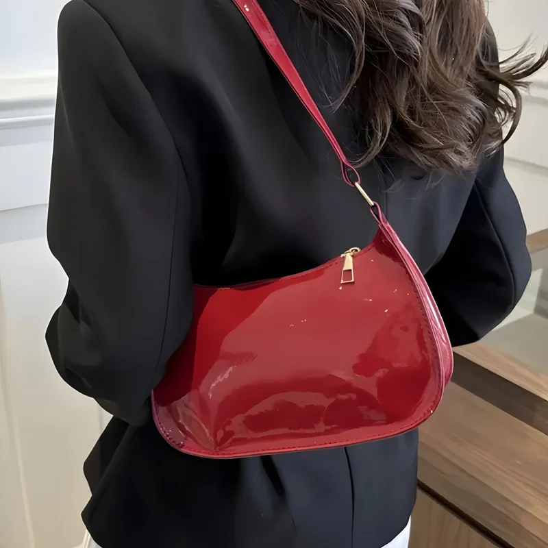 Miomu Bolso Pequeño para Mujer, Rojo Vino