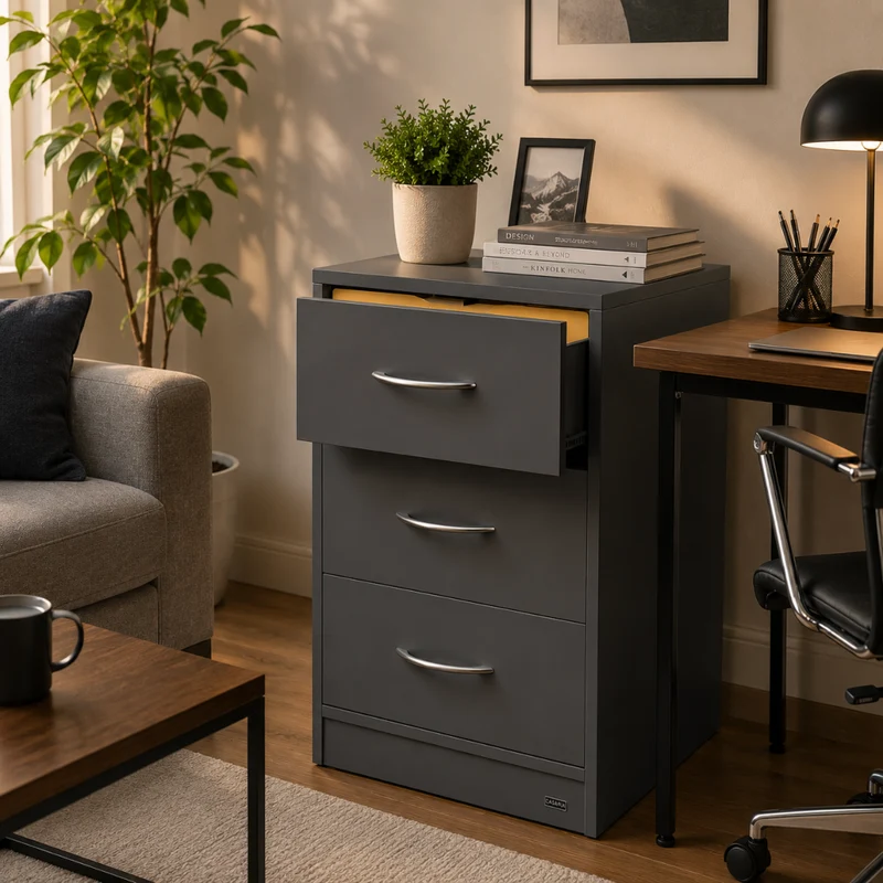Miomu Mueble Gavetero Multifuncional (tipo Arturito) con 3 Gavetas