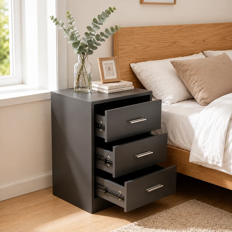 Miomu Mueble Gavetero Multifuncional (tipo Arturito) con 3 Gavetas