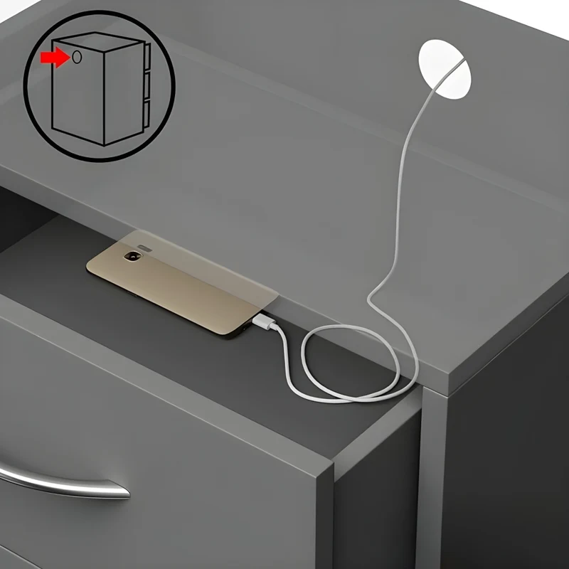 Miomu Mueble Gavetero Multifuncional (tipo Arturito) con 3 Gavetas