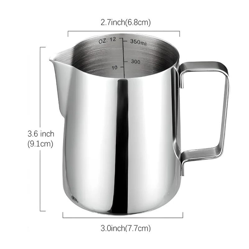 Miomu Jarra Espumadora de Acero Inoxidable para Barista
