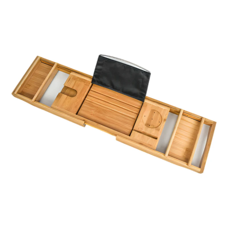 Miomu Soporte de Bambú Plegable para Bañera