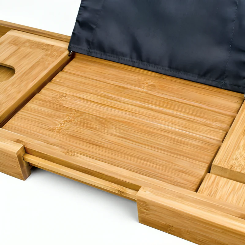 Miomu Soporte de Bambú Plegable para Bañera