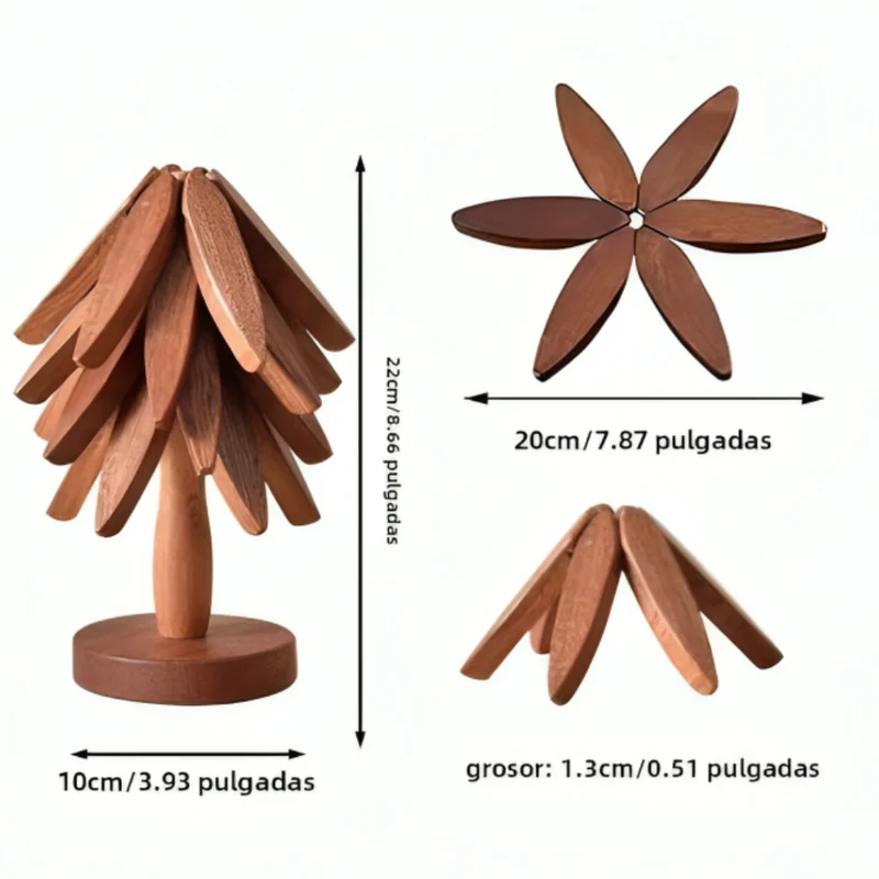 Miomu Set de Posavasos, Diseño Árbol