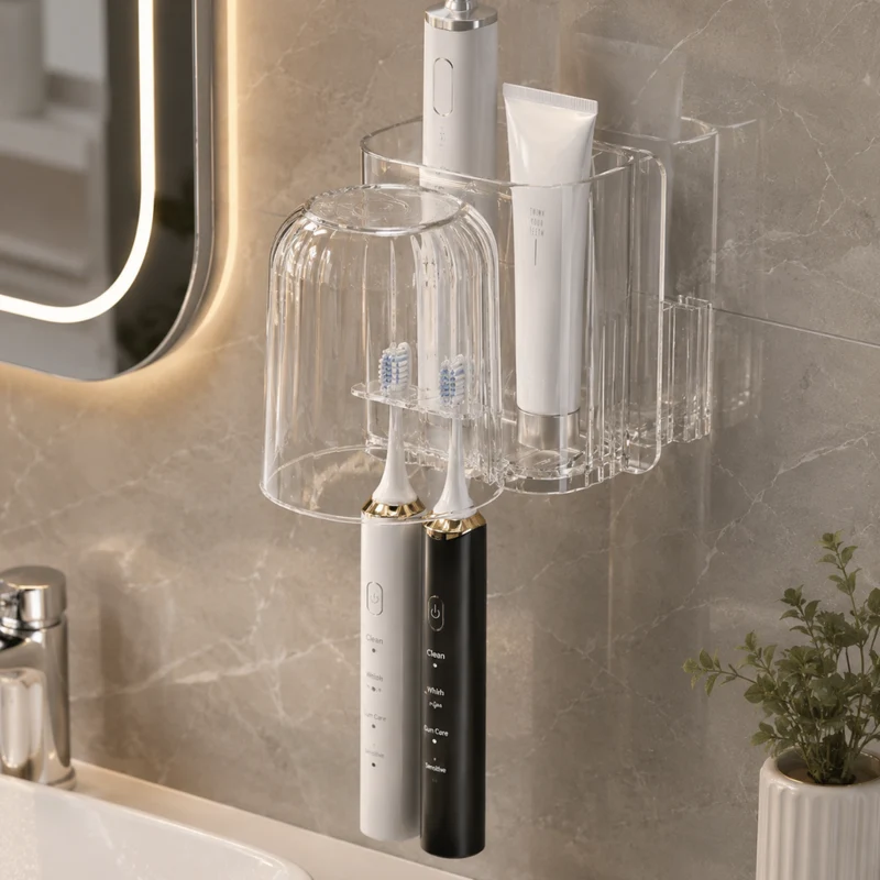 Miomu Organizador Acrílico para Cepillos y Accesorios Dentales