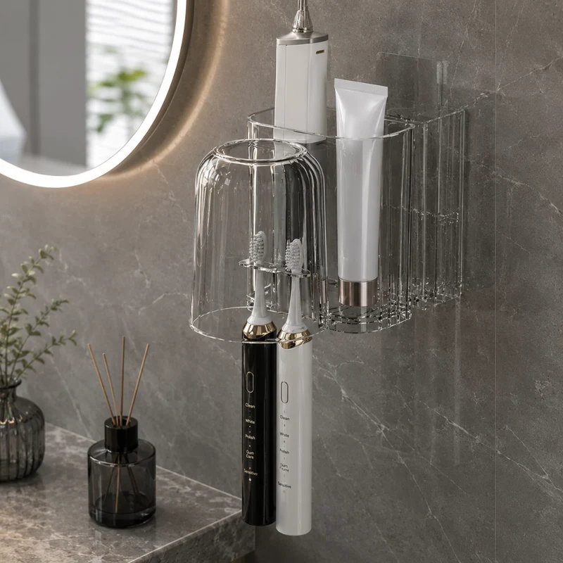 Miomu Organizador Acrílico para Cepillos y Accesorios Dentales