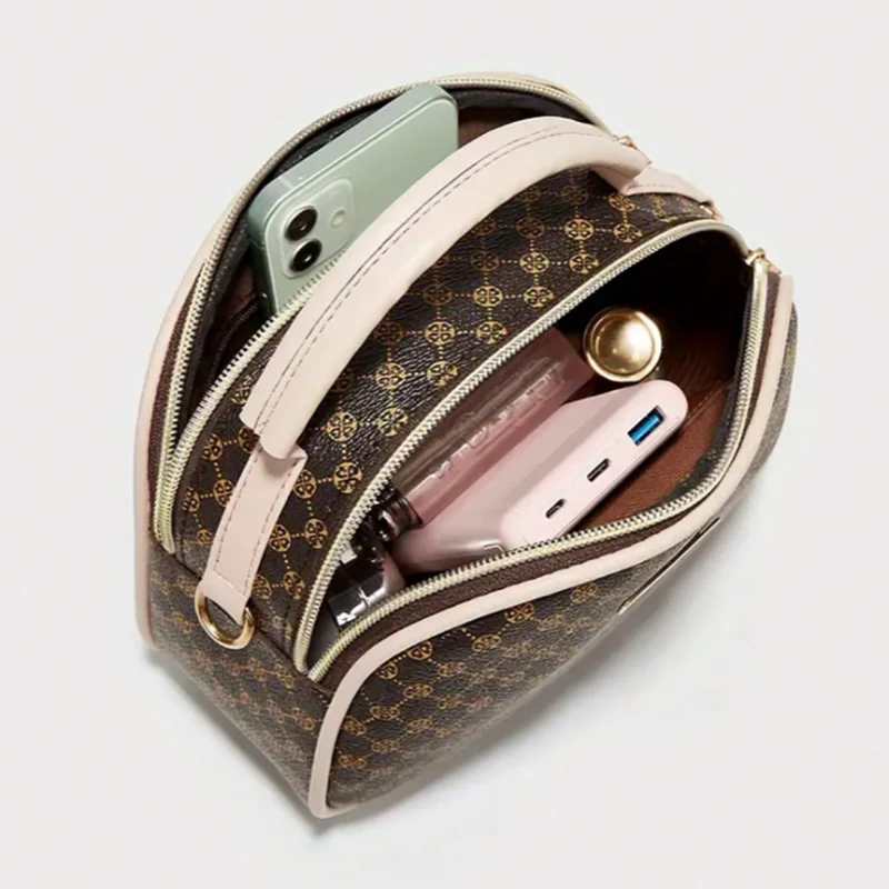 Miomu Bolso Cuadriculado con Correa Ajustable