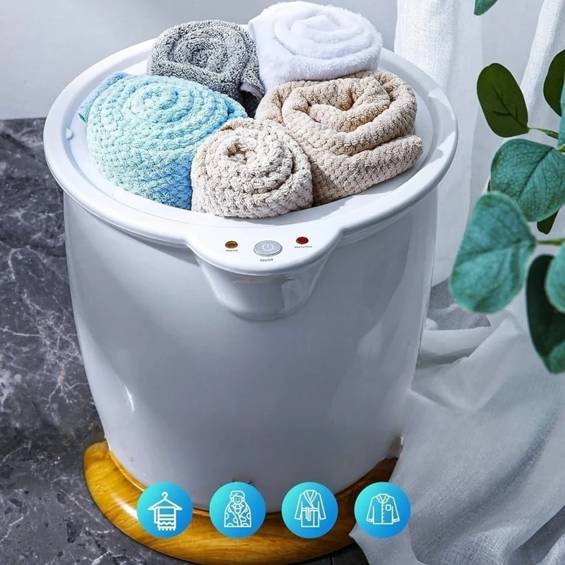 Miomu Calentador Eléctrico Portátil Multiuso para Toallas y Ropa