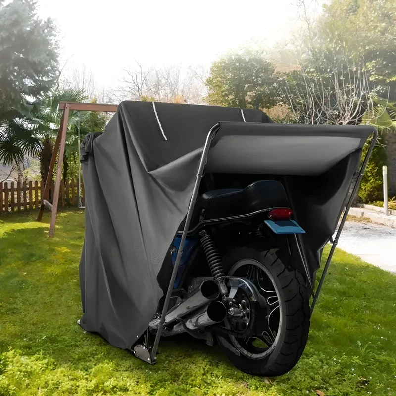 Miomu Cobertizo Plegable Multiuso para Vehículos y Almacenamiento Exterior