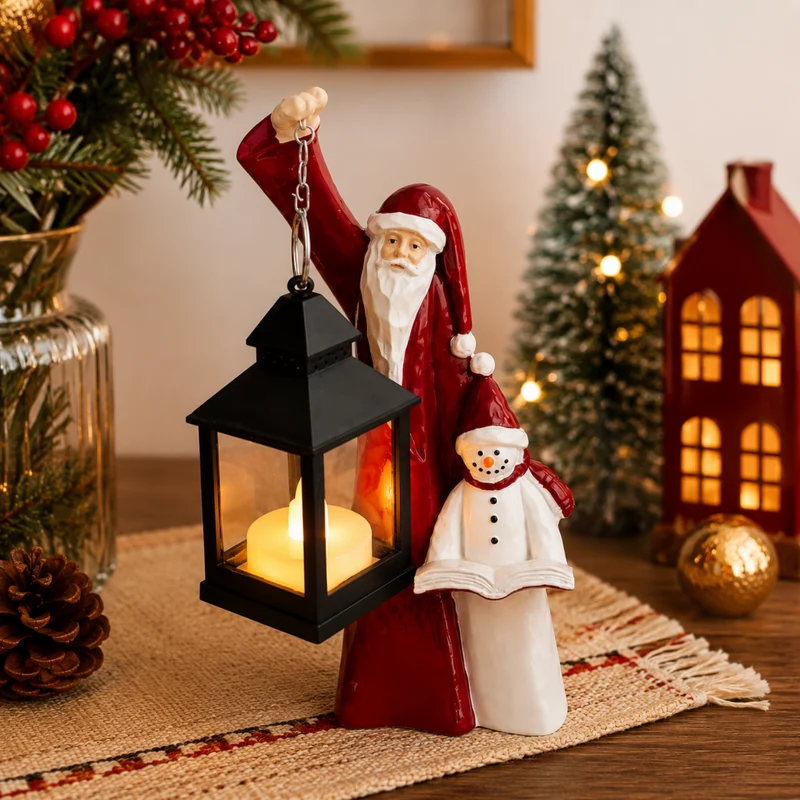 Miomu Lampara Navideña Santa Nórdico