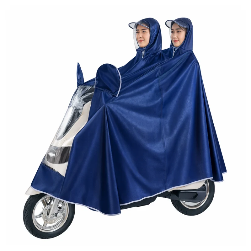 Miomu Poncho Impermeable para Motocicleta de Doble Capa