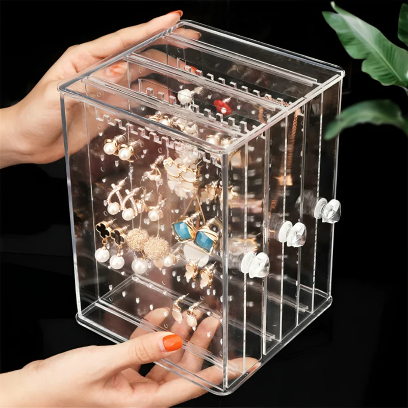Miomu Organizador de Joyería Acrílico con Puertas Deslizables