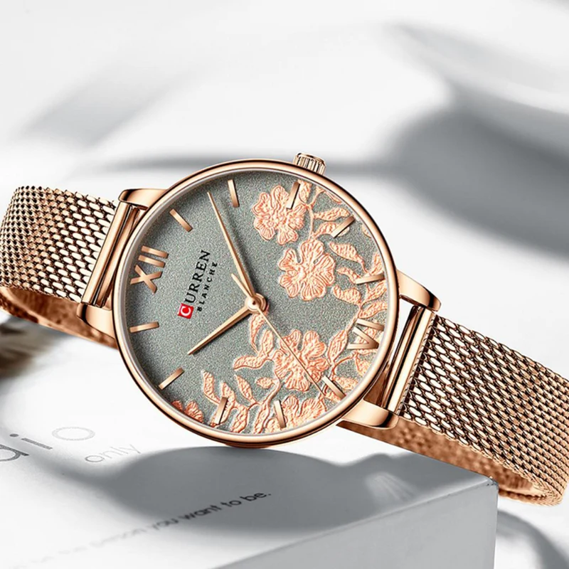 Miomu Reloj Análogo para Mujer Magnolia Rose