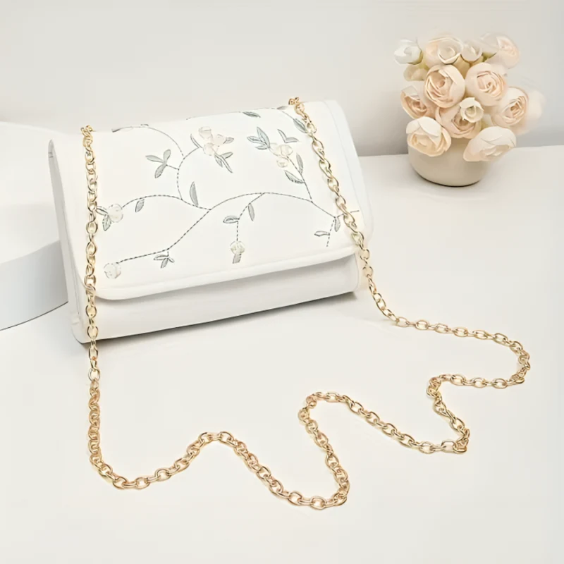Miomu Bolso de Cuero Sintético con Diseño Floral