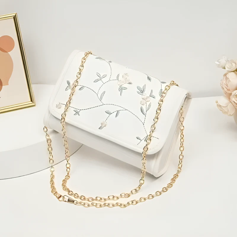 Miomu Bolso de Cuero Sintético con Diseño Floral