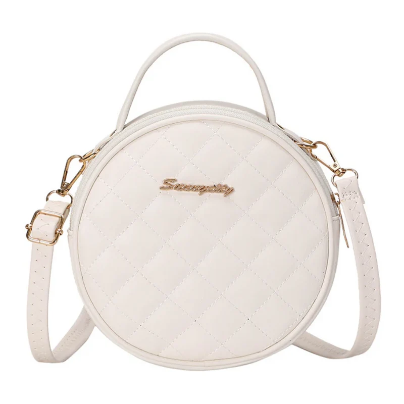 Miomu Bolso Redondo Acolchado con Correa Ajustable